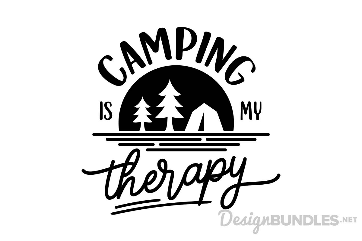 Free Free 246 Camping Is My Therapy Svg Free SVG PNG EPS DXF File