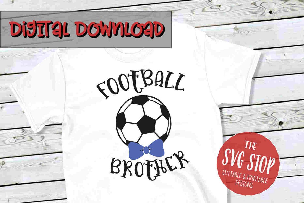 Football-Soccer Brother -SVG, PNG, DXF example image 1