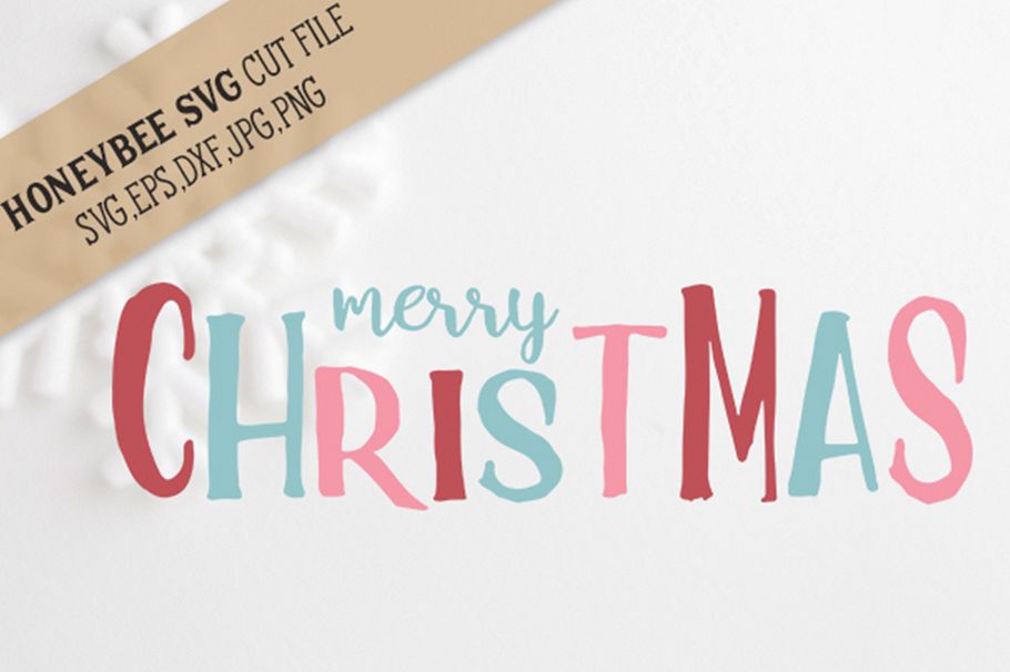 Merry Christmas svg example image 1