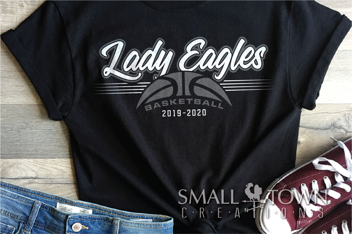 Lady Eagle, Basketball, Sport, Design, PRINT, CUT, DESIGN example image 1