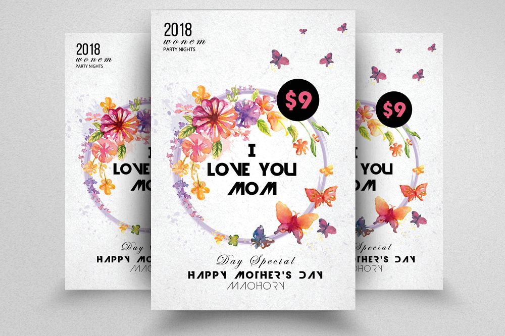 Happy Mothers Day Flyer example image 1