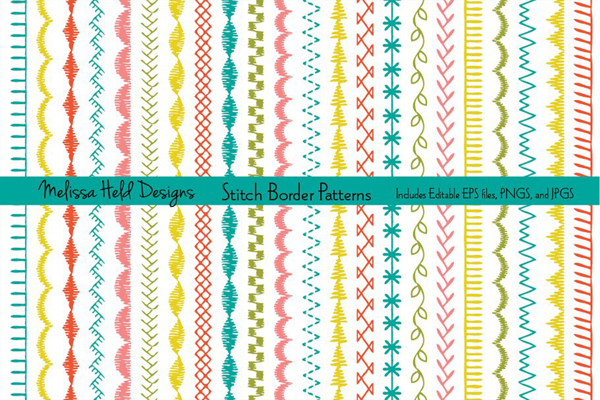 Stitched Border Patterns example image 1