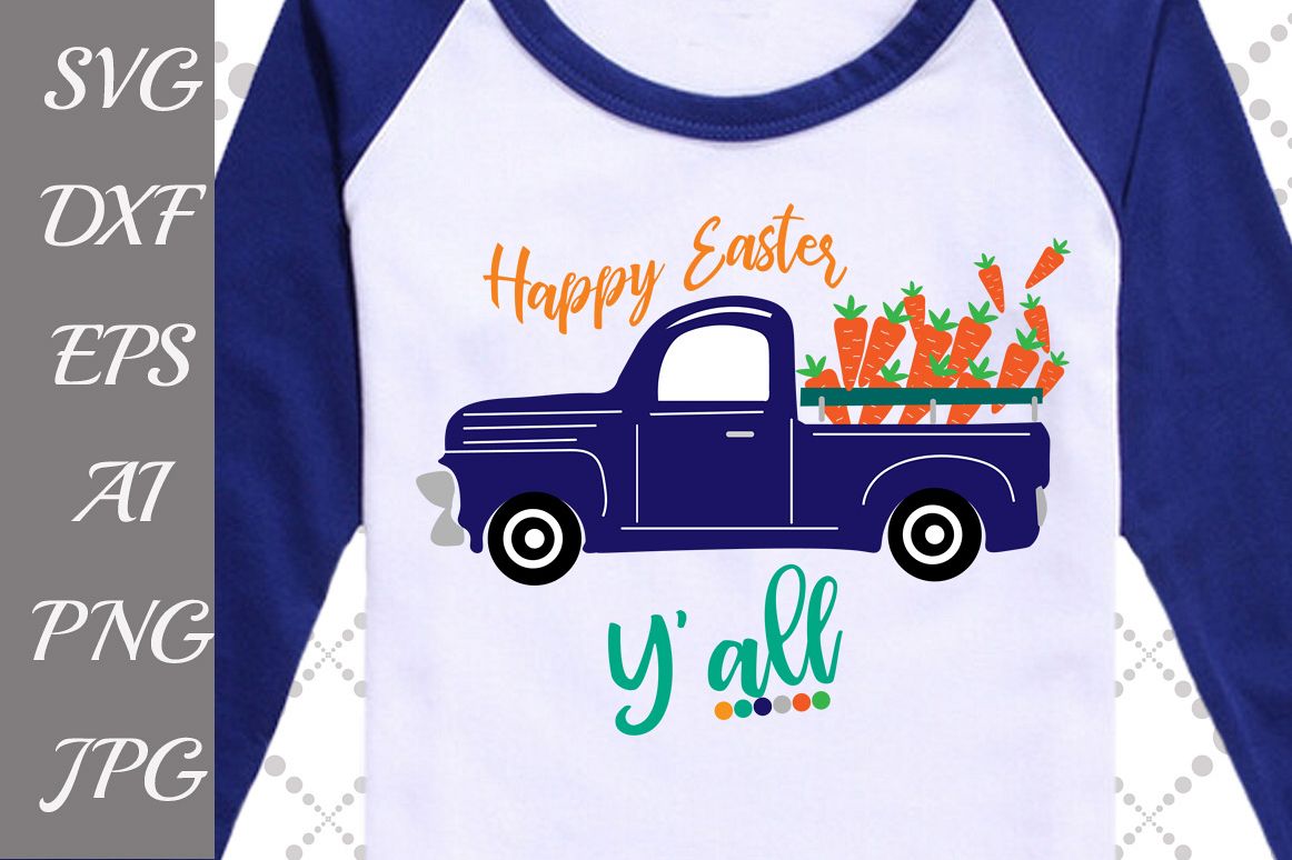 Happy Easter y'all Svg example image 1