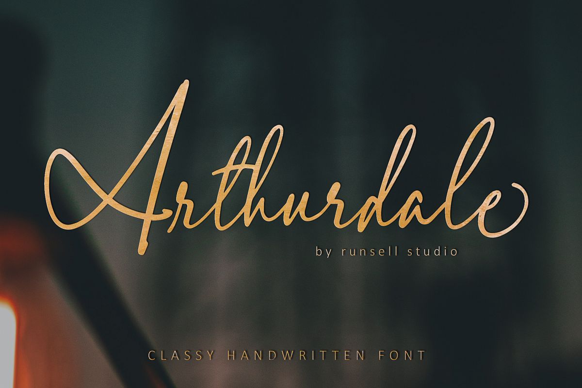 Arthurdale Script example image 1