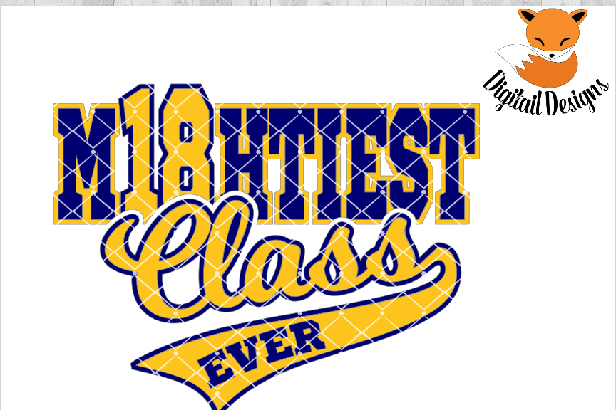 Class of 2018 SVG - png - eps - dxf - ai - fcm - Graduation SVG - Silhouette - Cricut - Scan N Cut - Grad SVG example image 1
