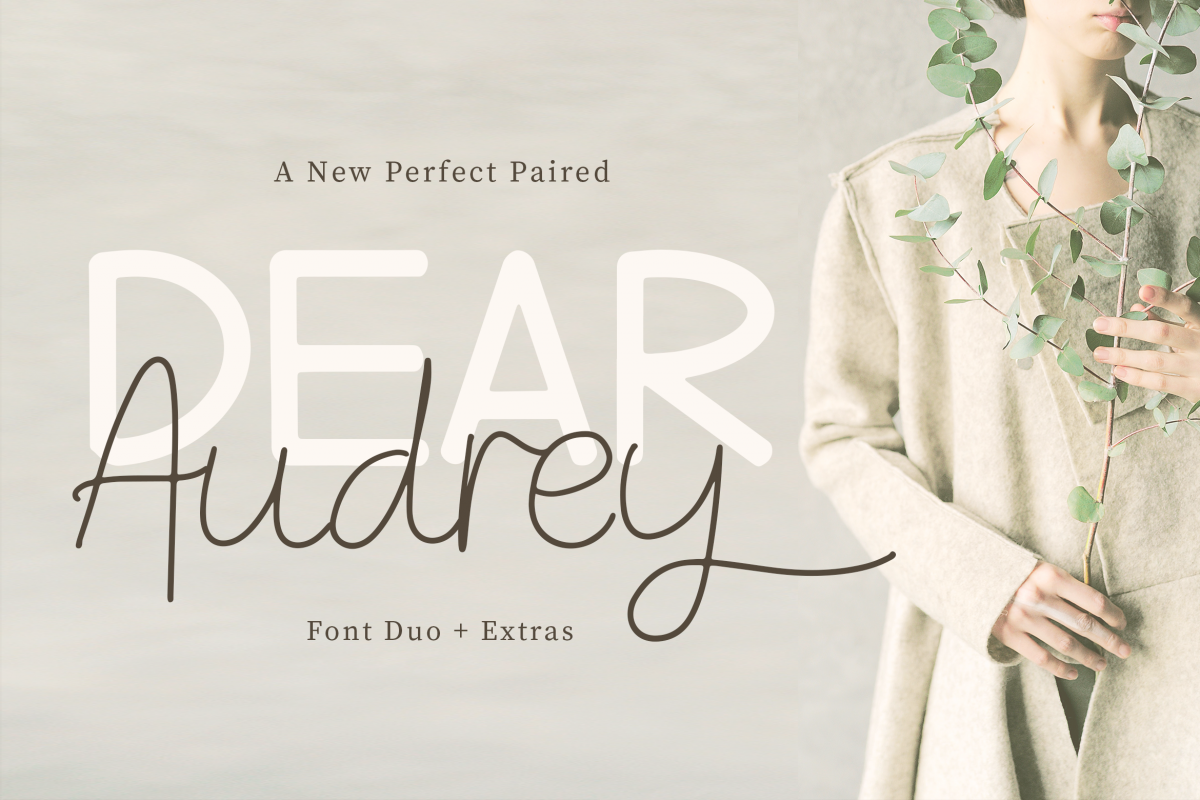 Dear Audrey - Font Duo example image 1