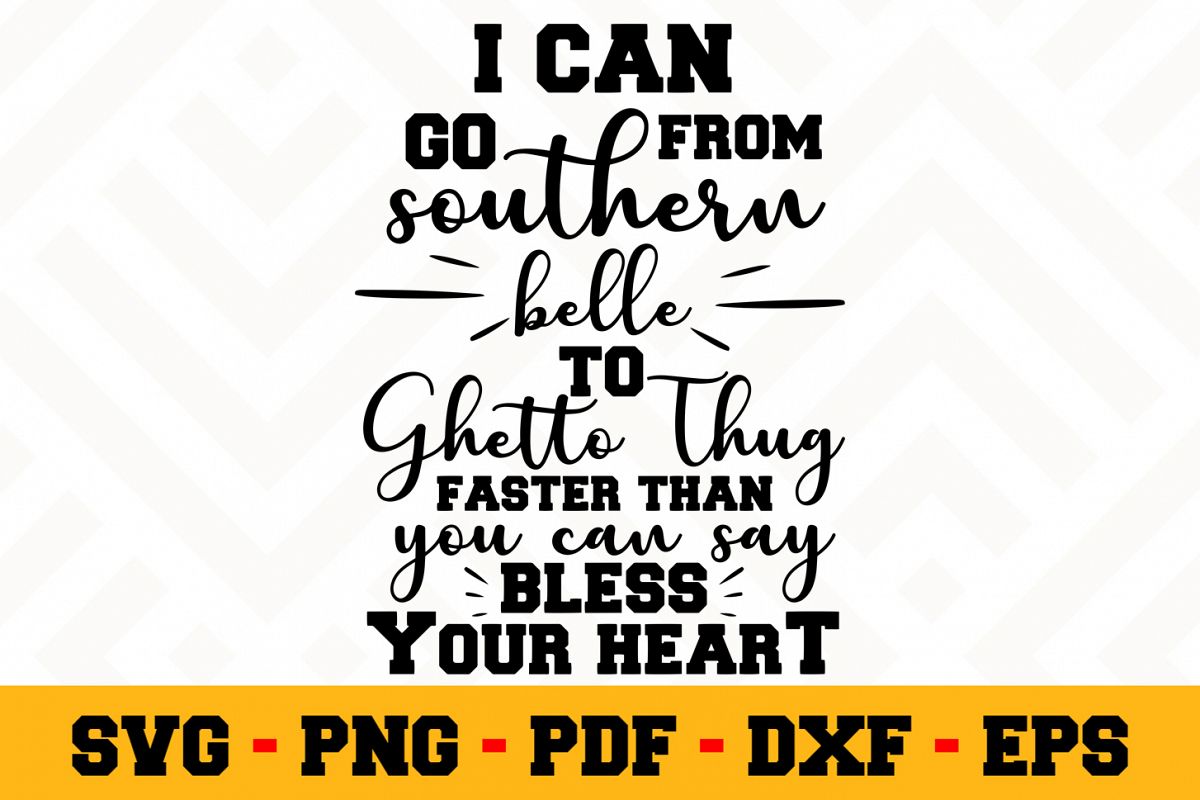 Southern SVG Design n663 | Southern SVG Cut File example image 1