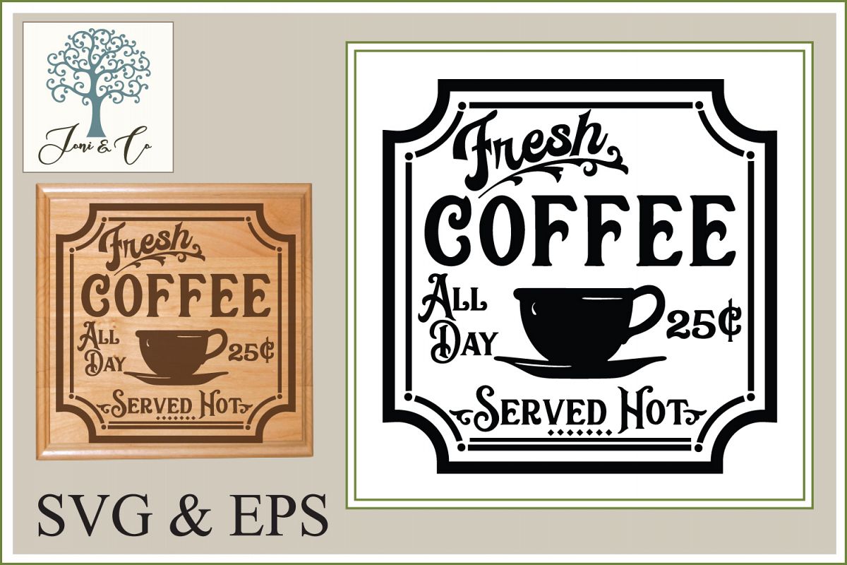 Retro Coffee Shop Sign example image 1