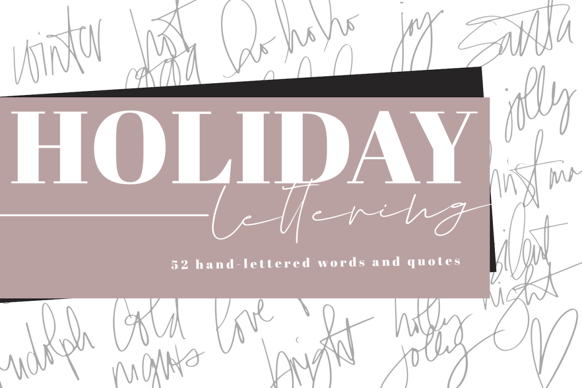 Christmas Words and Phrases - Overlay Font example image 1