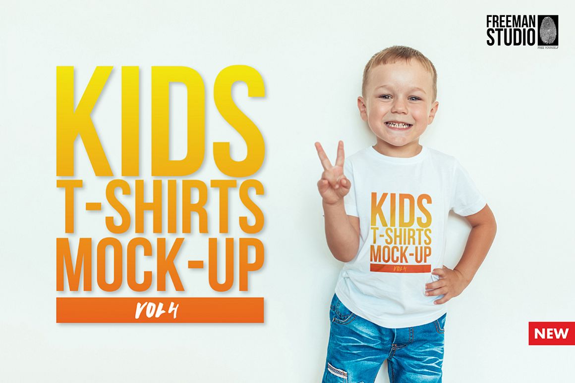 Kids mockup free Idea