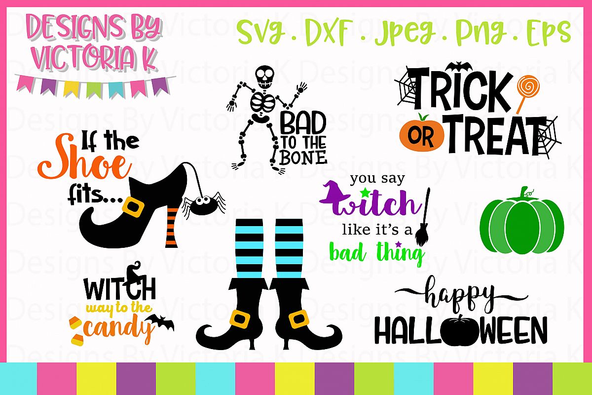 Mini Halloween Bundle SVG Cut Files example image 1