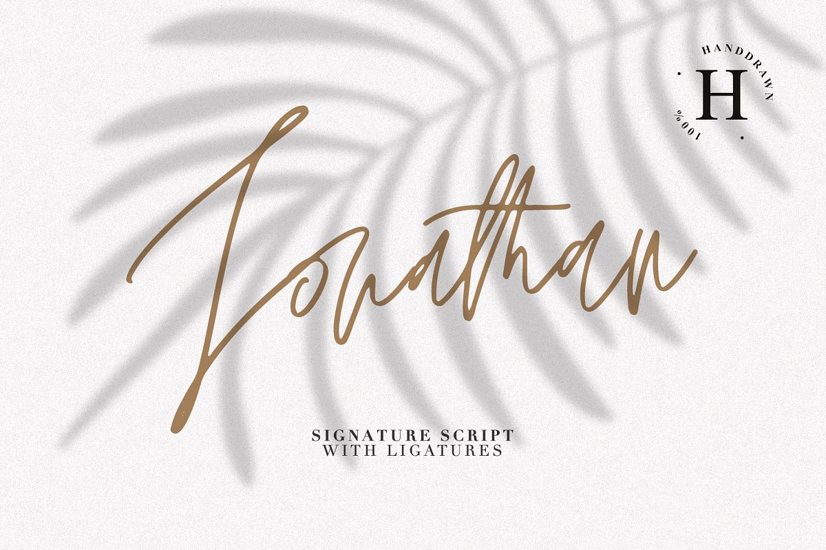 JONATHAN SIGNATURE example image 1