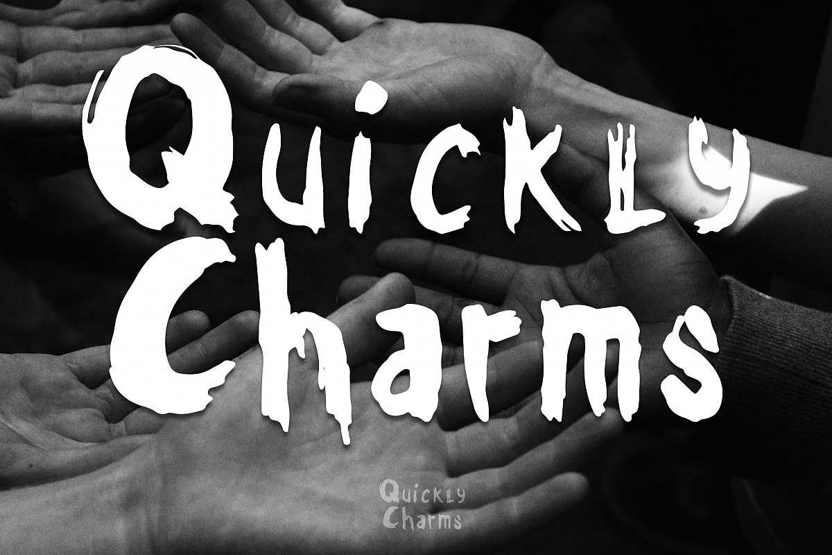 Quickly Charms - Brush Font example image 1