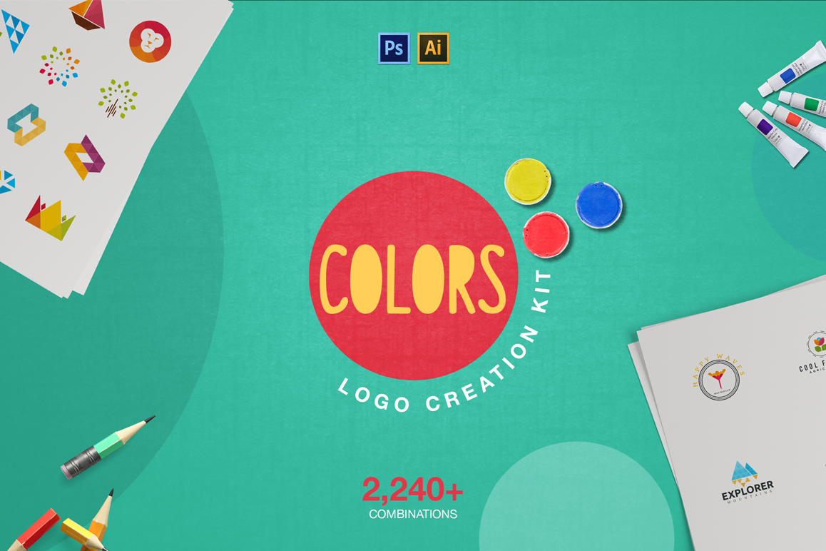 Colors Logo Creation Kit example image 1