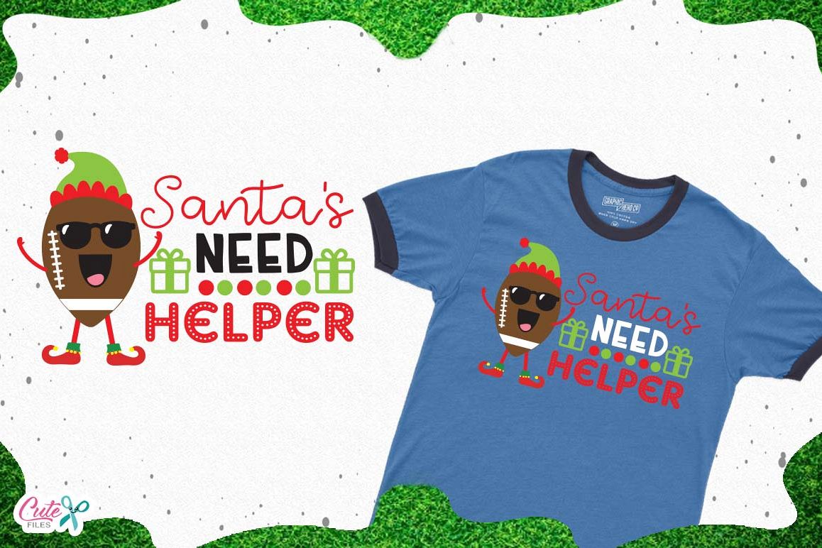 Santas need helper SVG, cut files for craftter example image 1