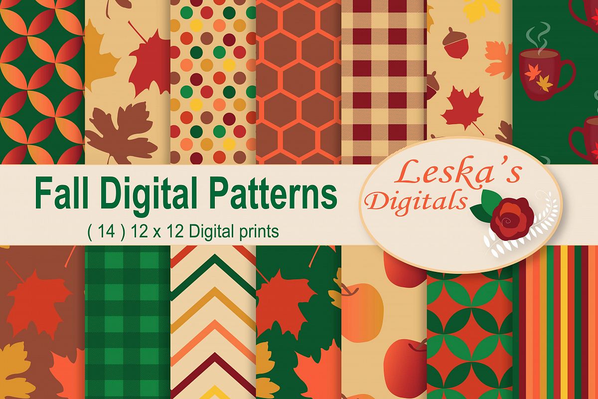 Fall Digital Patterns example image 1