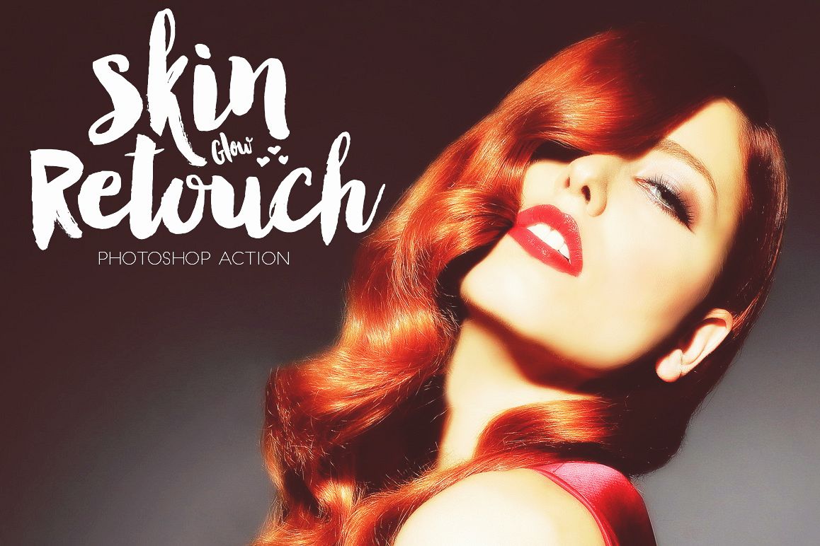 Skin Glow Retouch Action example image 1