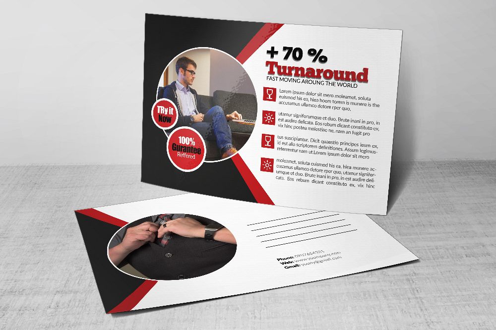 Business Postcards Templates example image 1