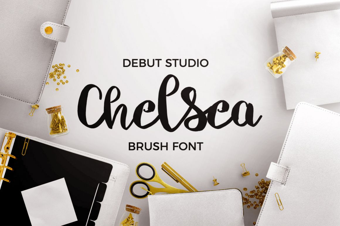 Chelsea Font Duo - Brush & Script example image 1