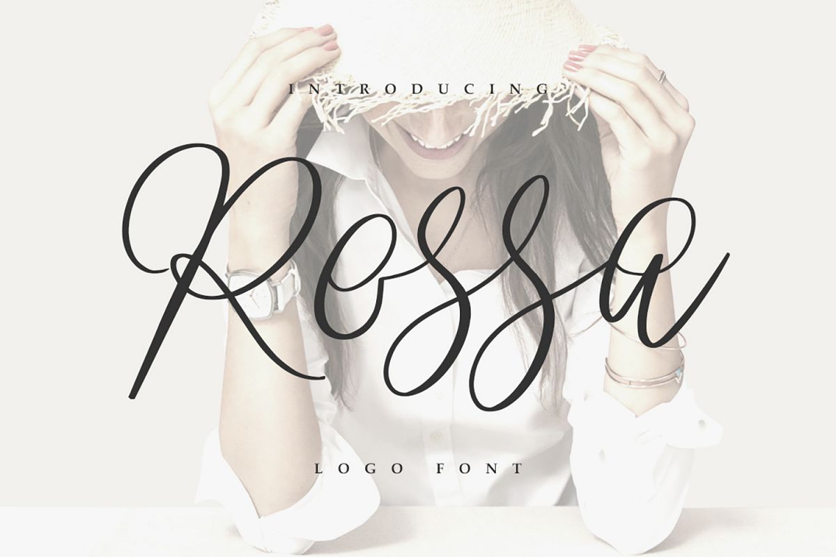 Rossa Script - Logo Font example image 1