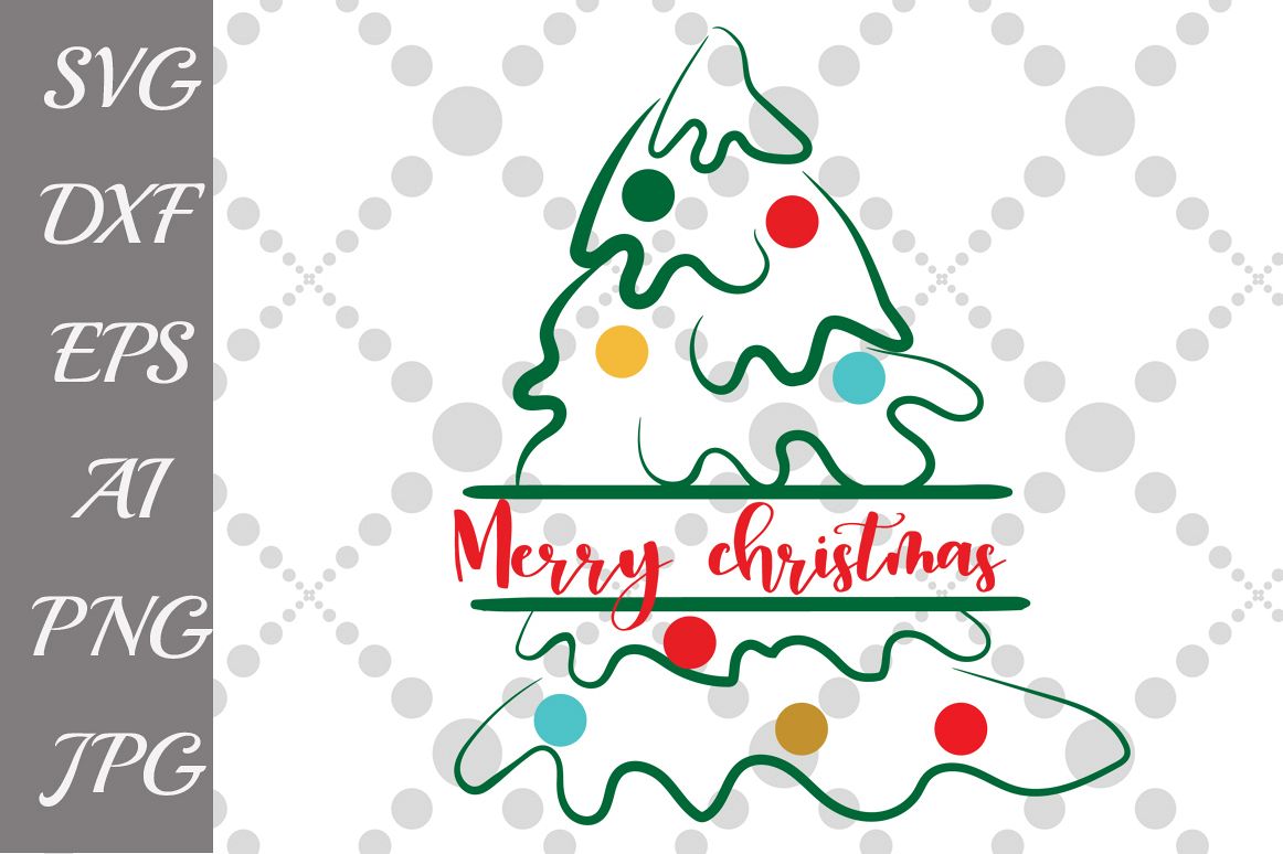 Merry Christmas SVG example image 1