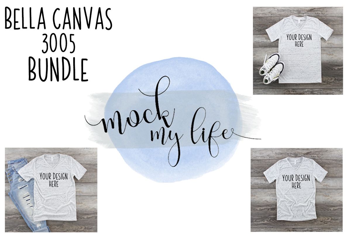 Bella Canvas Mockup Bundle / Shirt Mock ups example image 1