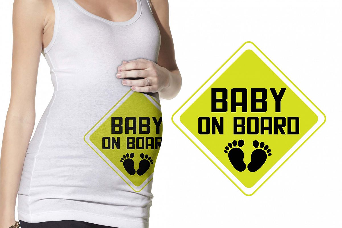 Baby on board Printable (100156) | Printables | Design Bundles
