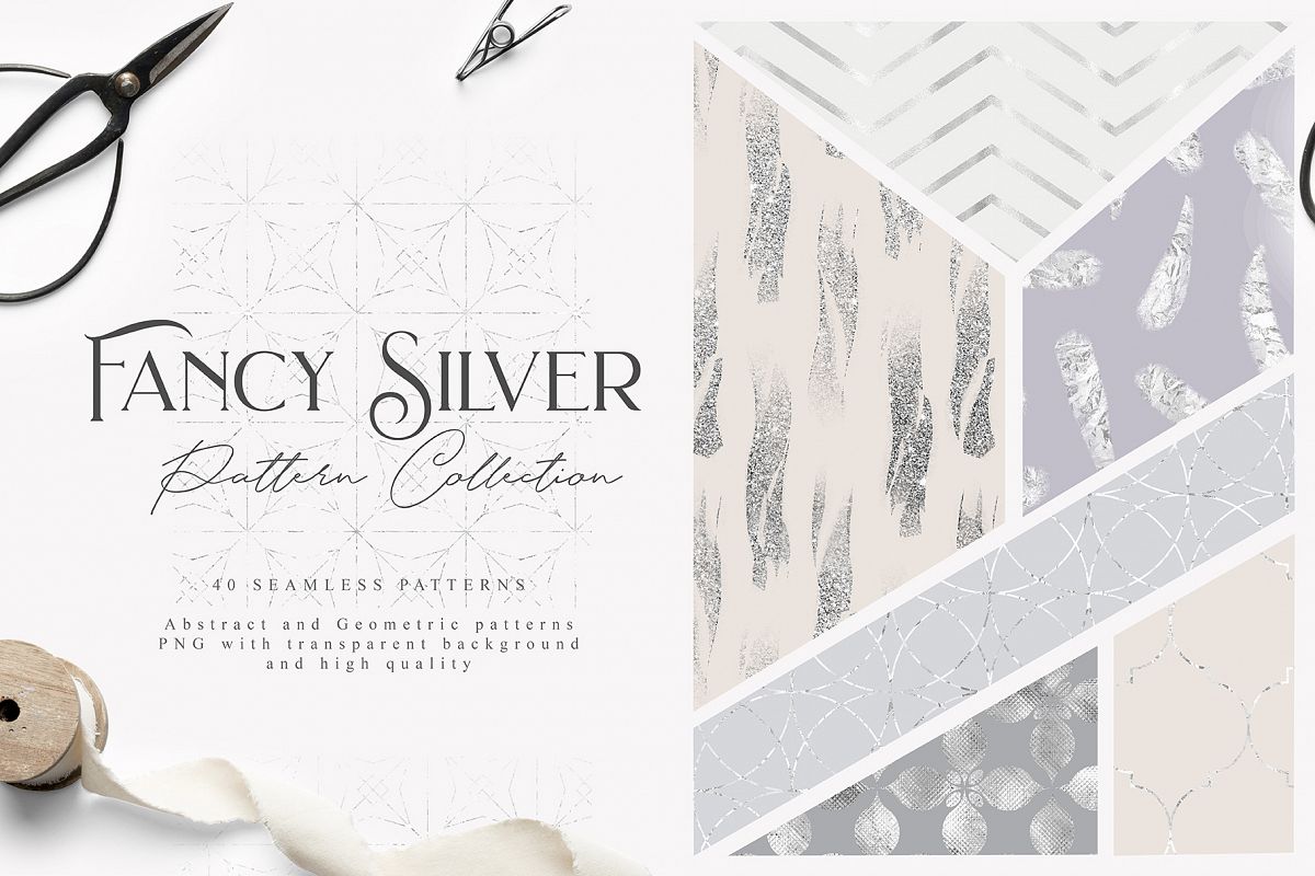 Fancy Silver Pattern Collection example image 1
