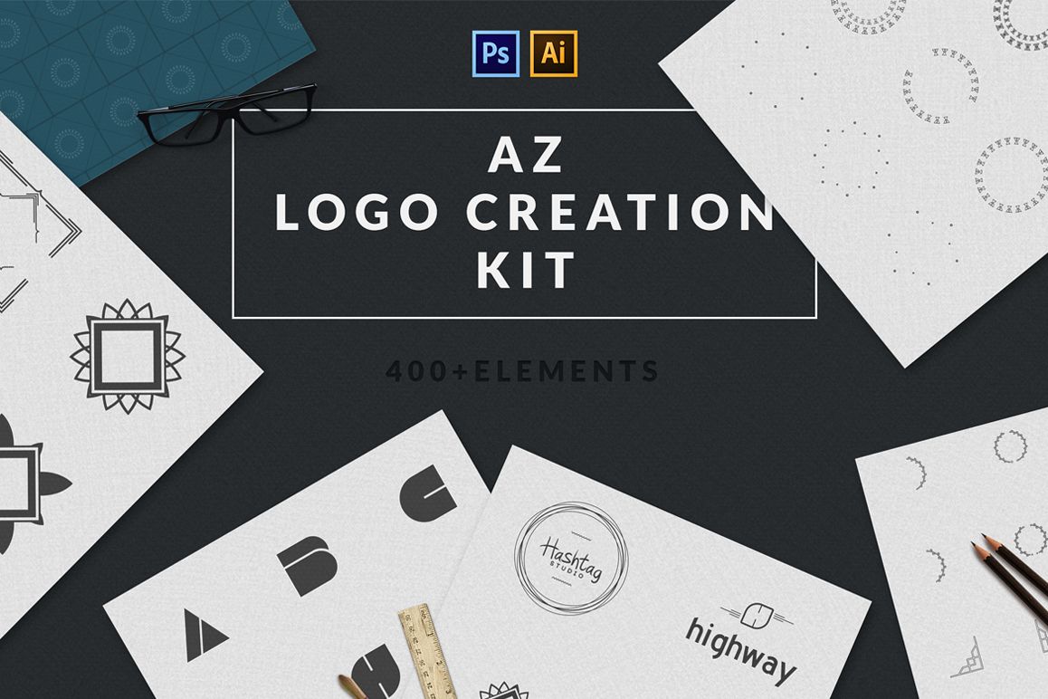 Logo Creation Kit * A-Z Edition example image 1