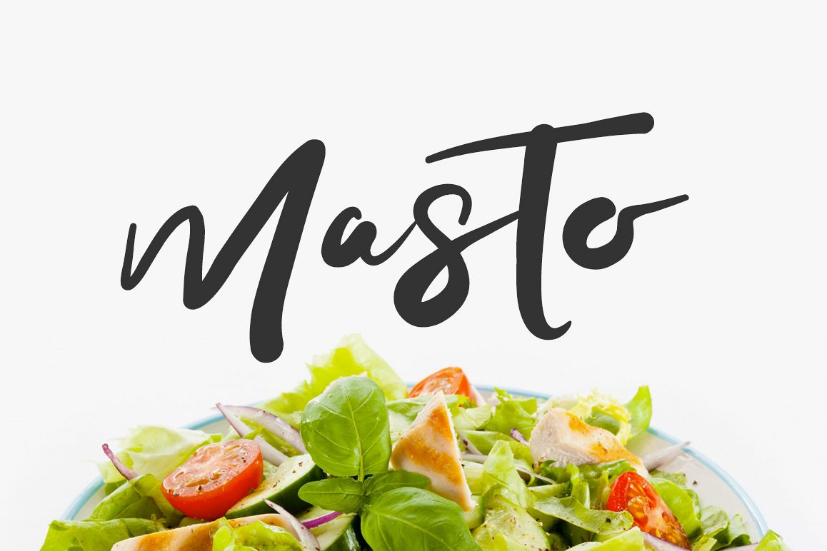 Masto Typeface example image 1