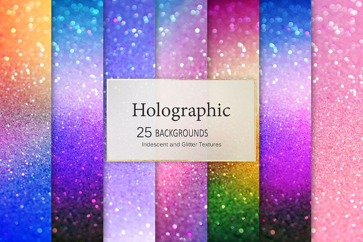 Iridescent and Glitter Textures example image 1