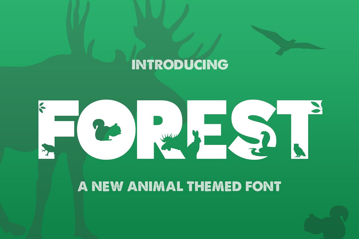 The Forest Font example image 1