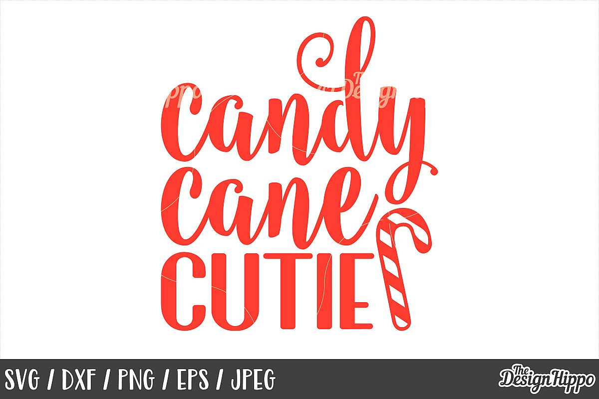 Download Candy Cane Cutie, Christmas, SVG, Candy Cane, PNG, DXF Files