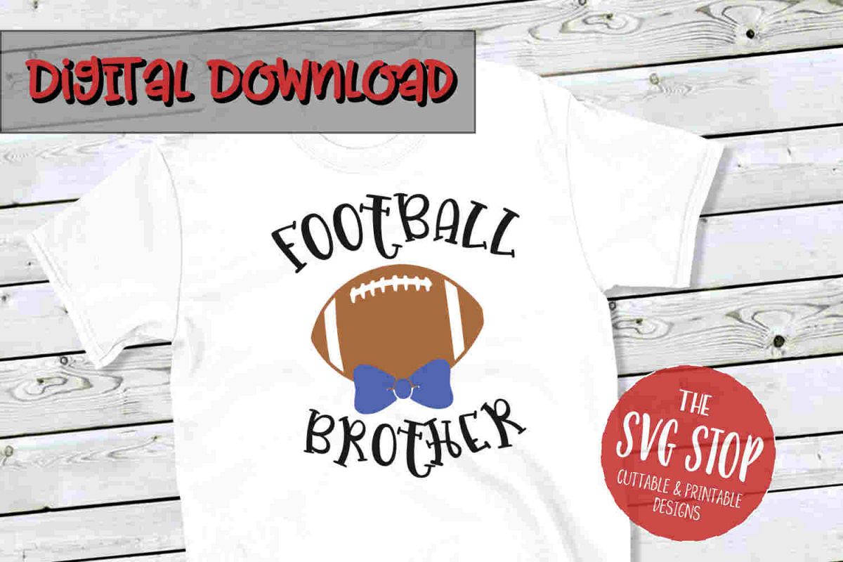 Football Brother -SVG, PNG, DXF example image 1