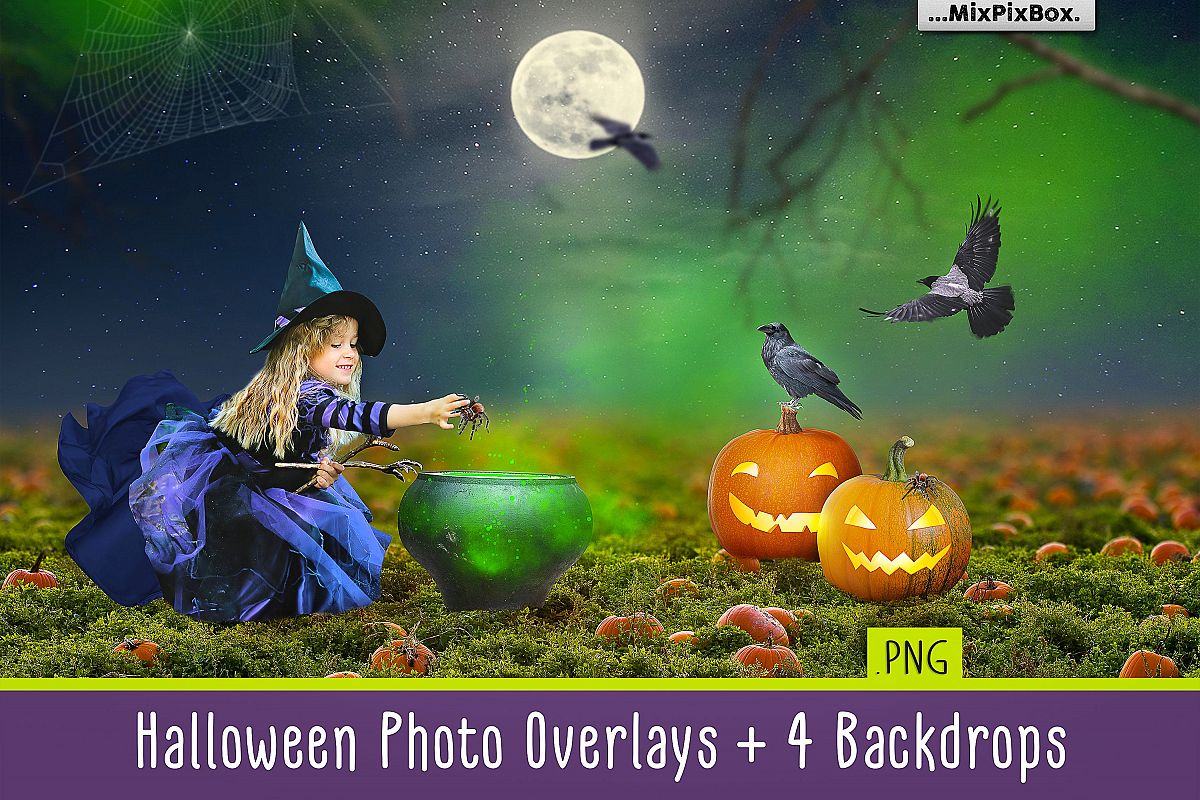 Halloween Photo Overlays example image 1