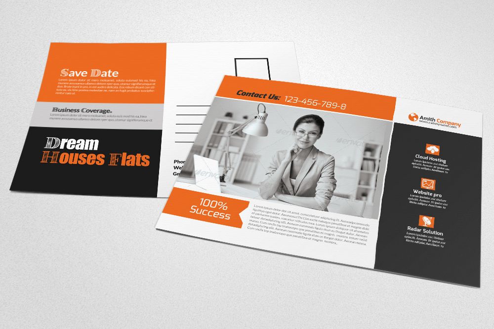 Busineaa Advisor Postcards example image 1