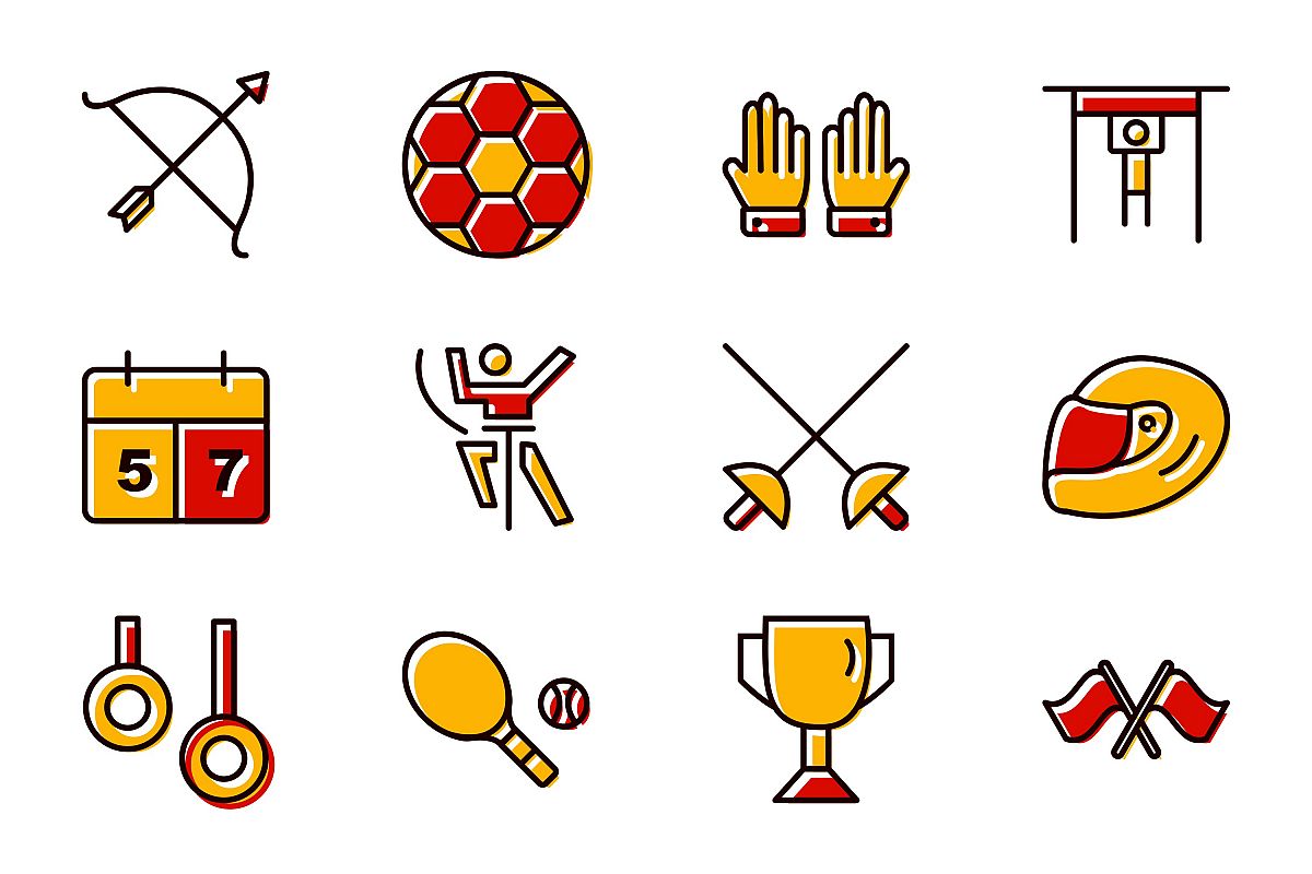 Set Of Sports And Game Icons example image 1