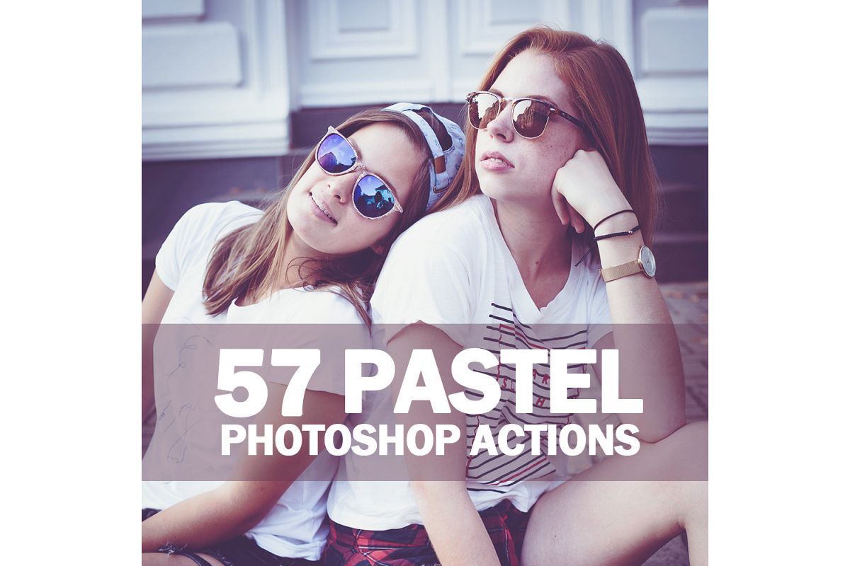 57 Pastel Photoshop Actions Collection (Action for photoshop CS5,CS6,CC) example image 1