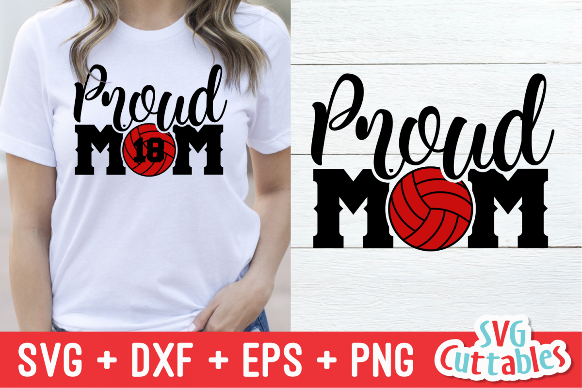 Download Proud Volleyball Mom | SVG Cut File