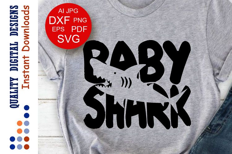 Free Free 283 Baby Shark Shirt Svg SVG PNG EPS DXF File