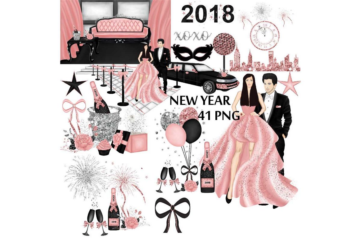 New Years Eve Clipart Updated