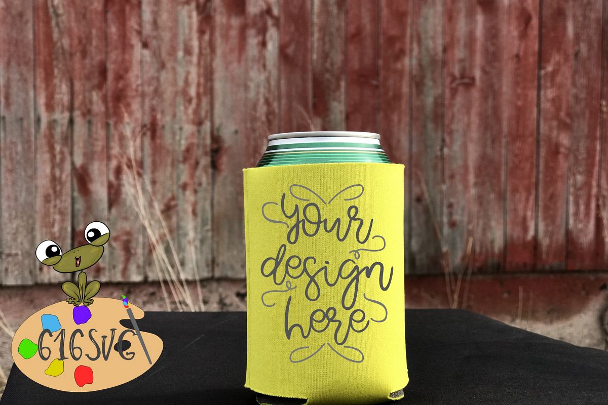Download Yellow Can Cooler Mockup 243295 Other Design Bundles Yellowimages Mockups