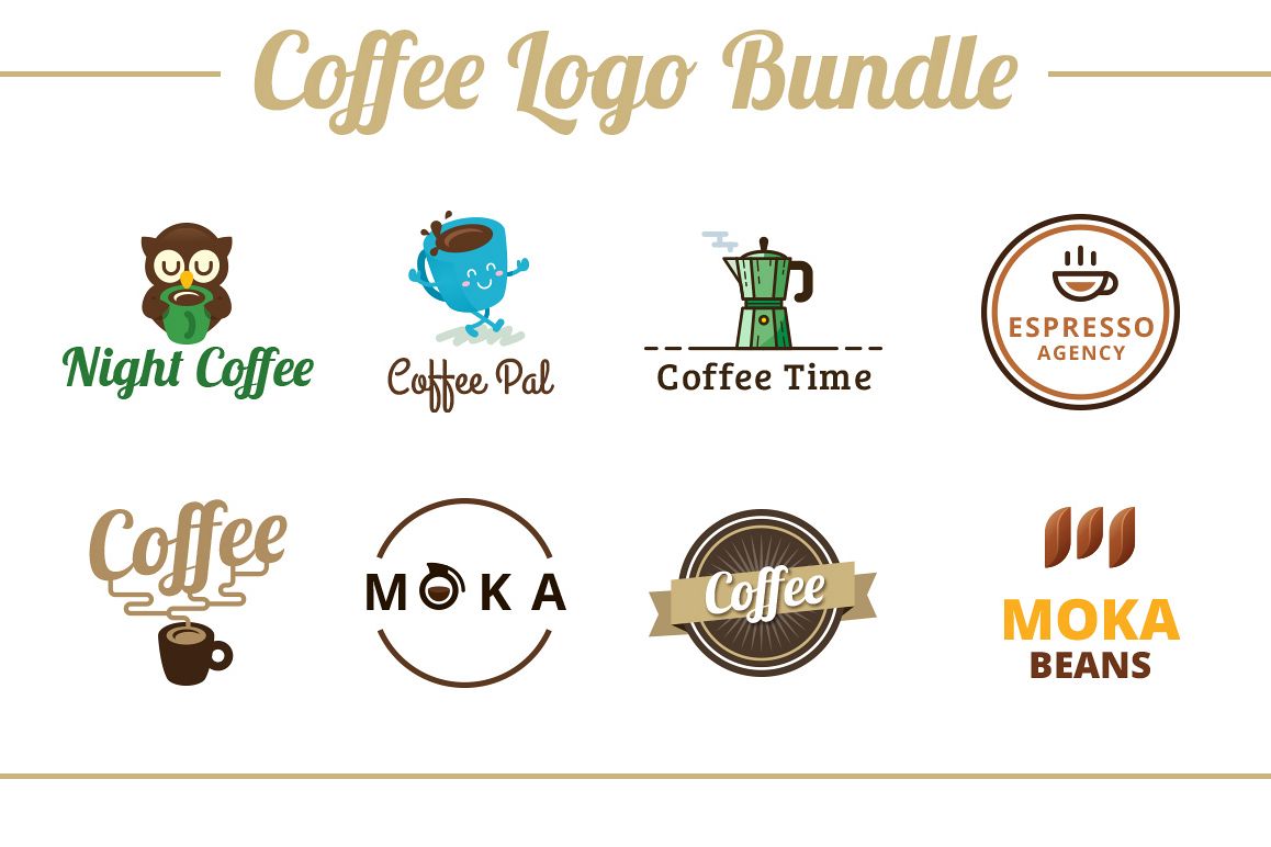 Coffee Logo Template Bundle example image 1