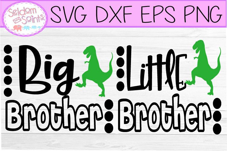 Big Brother Little Brother SVG PNG DXF EPS Cricut Silhouette (237729