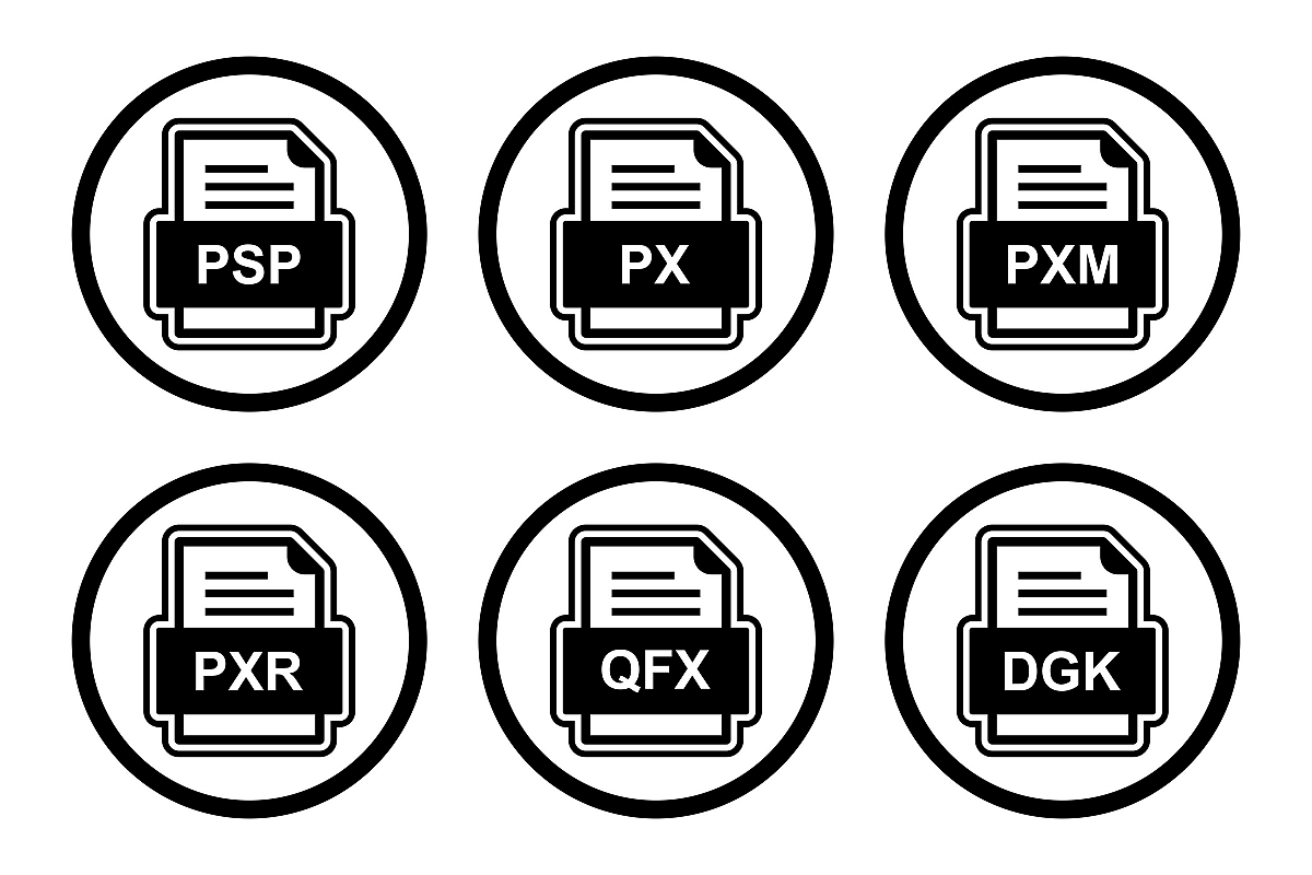 Set Of File Formats Icons example image 1