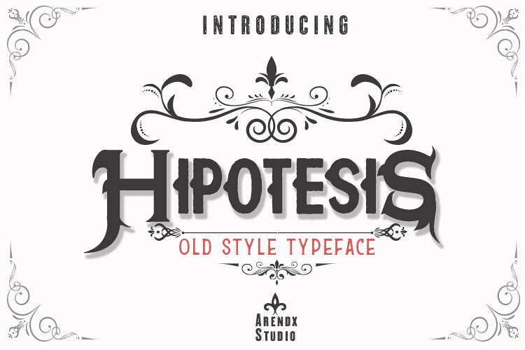 Hipotesis Old Style Typeface example image 1