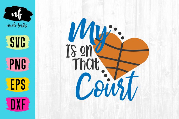 Basketball SVG Cut File example image 1
