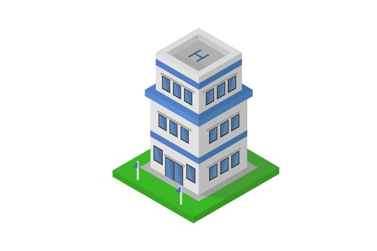 Isometric police station example image 1