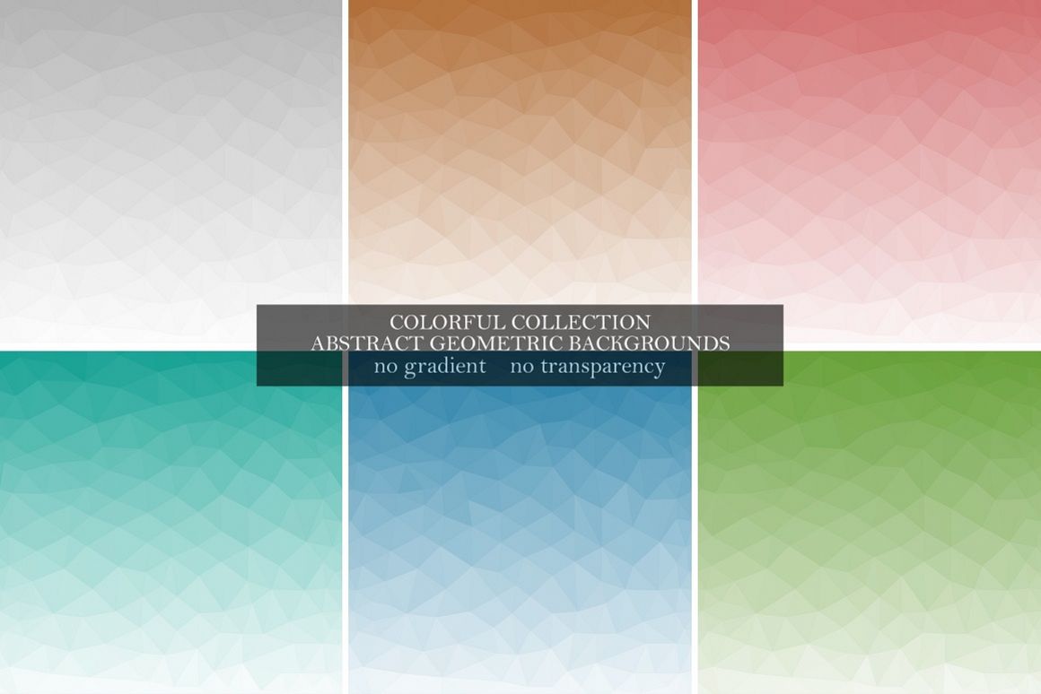 Abstract color polygonal backgrounds example image 1