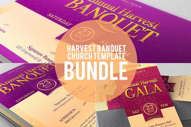 Harvest Banquet Template Bundle example image 1